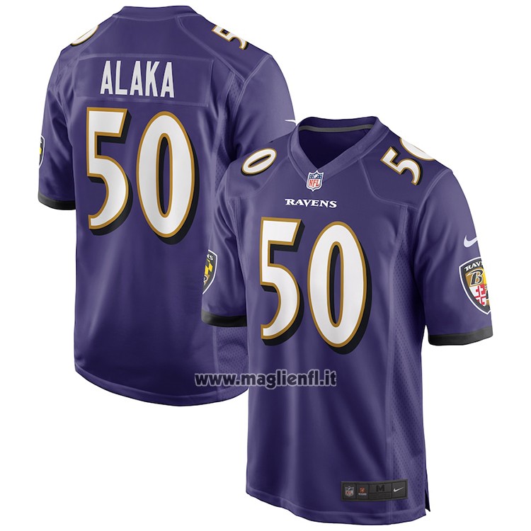 Maglia NFL Game Baltimore Ravens Otaro Alaka Viola